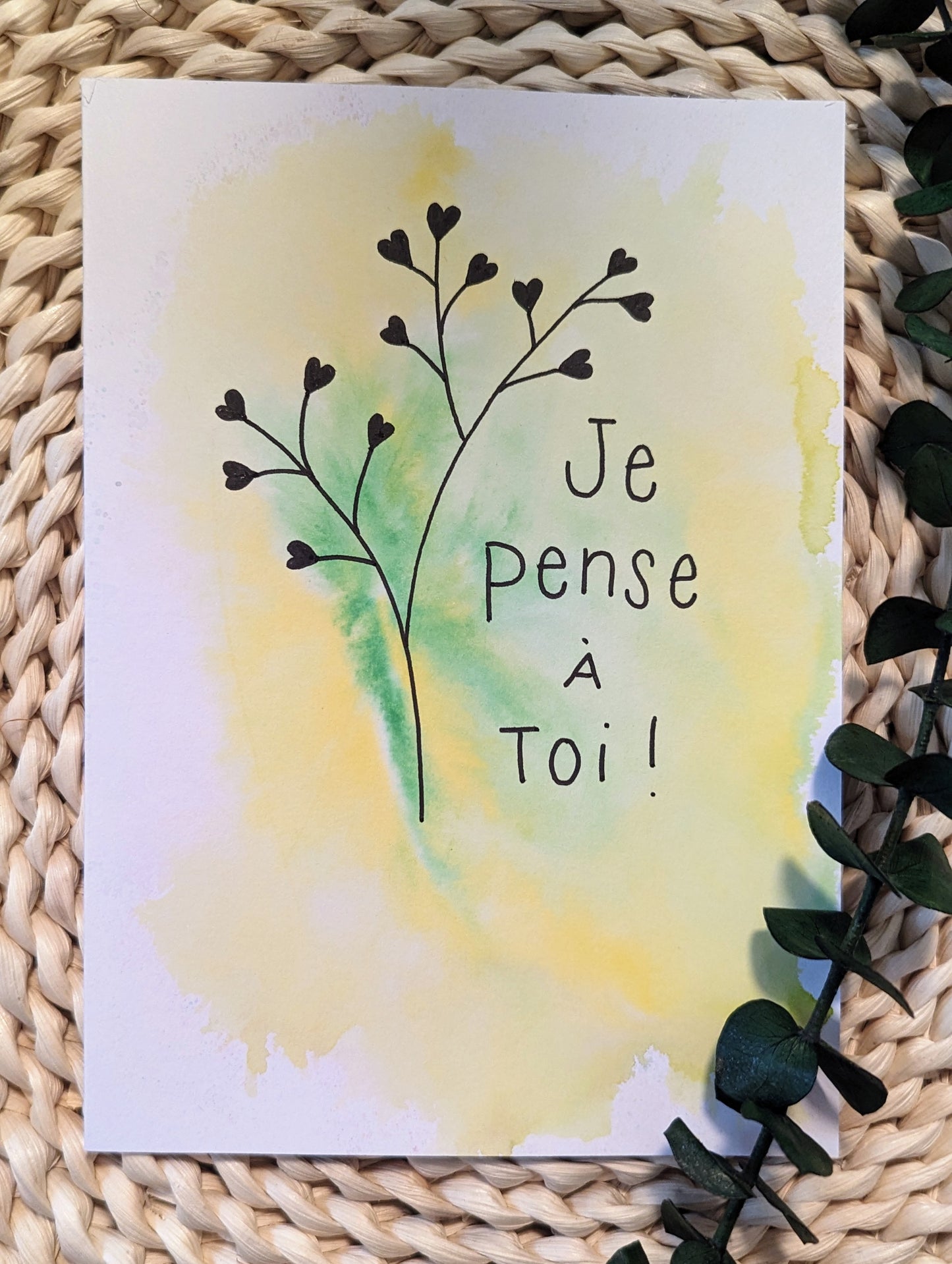 Carte - Je pense à toi!