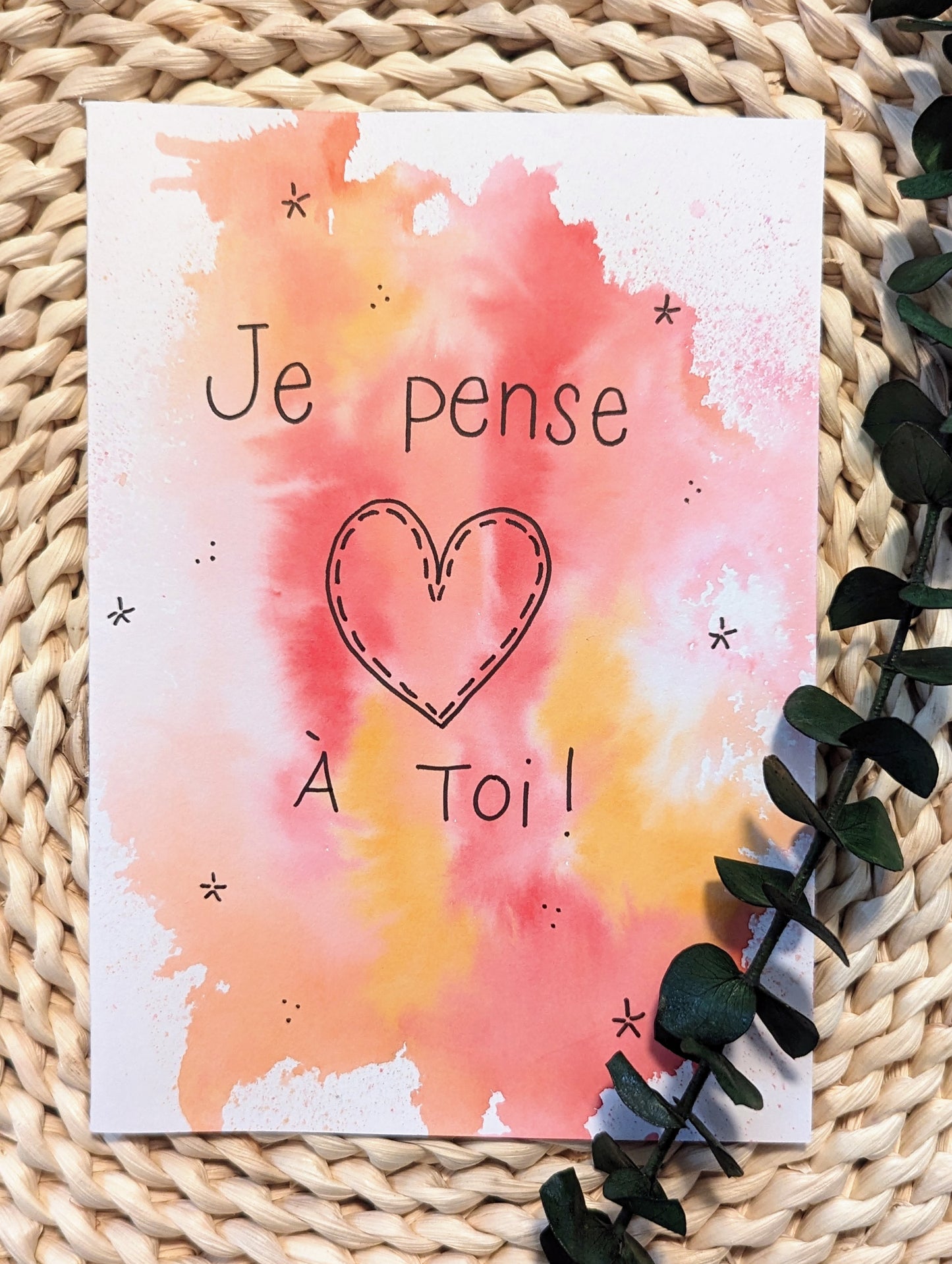 Carte - Je pense à toi!