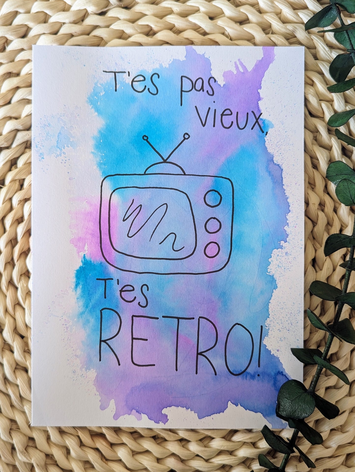 Carte - T'es rétro!