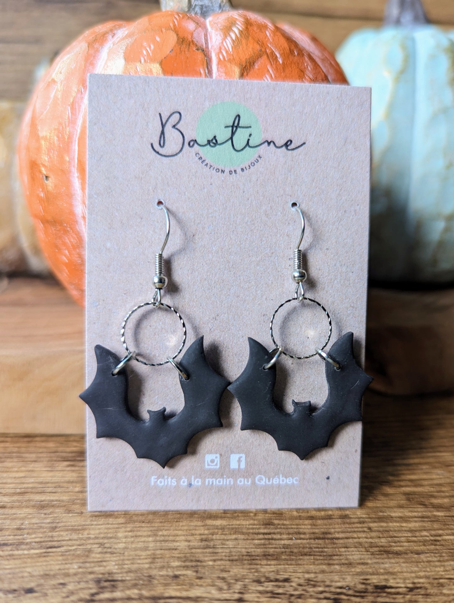 Halloween - Pendantes chauve-souris