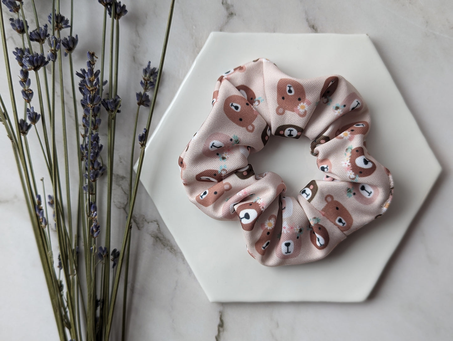 Oursons - chouchou Attache ta couette