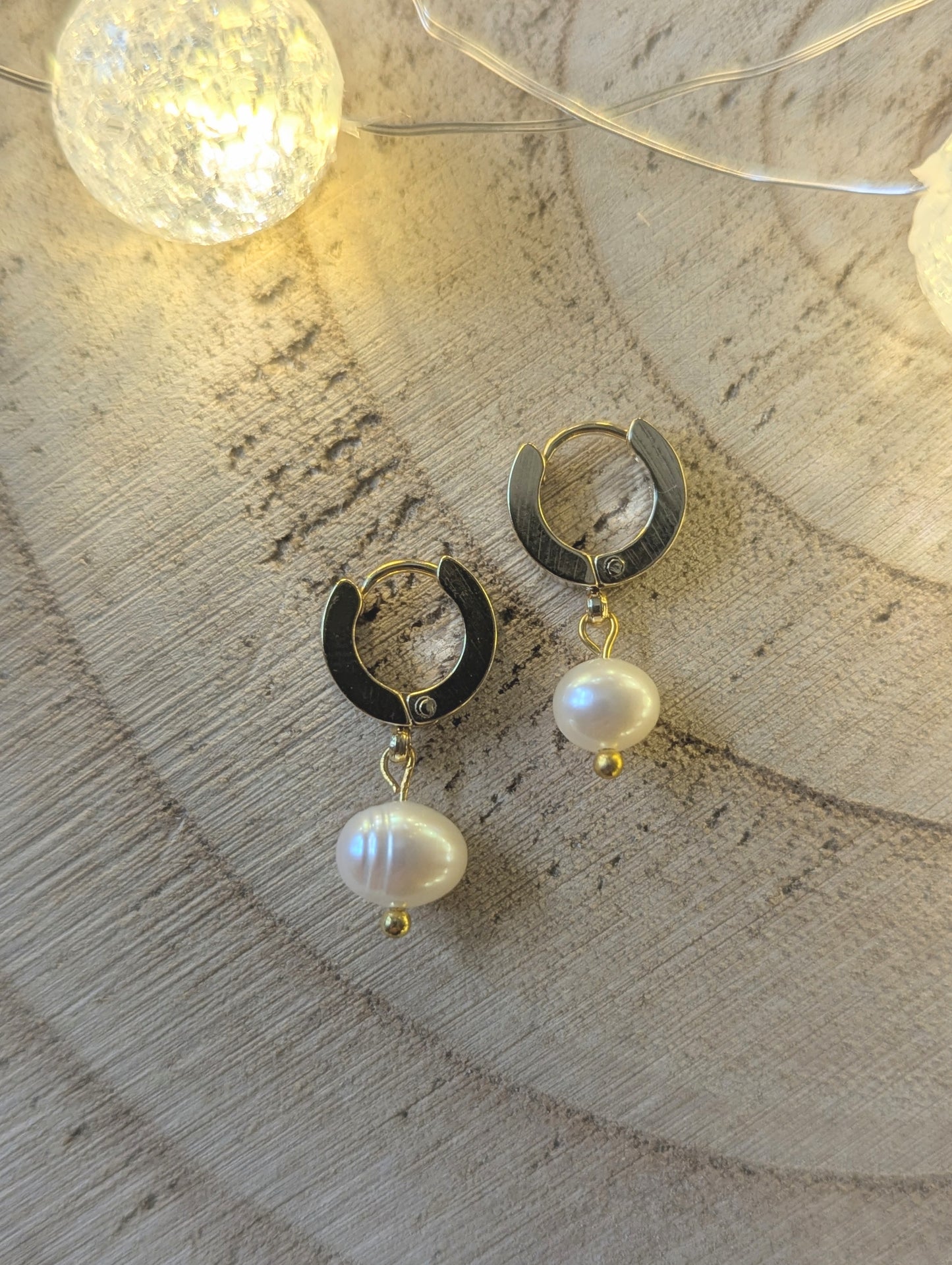 Anneaux perles d'eau douce