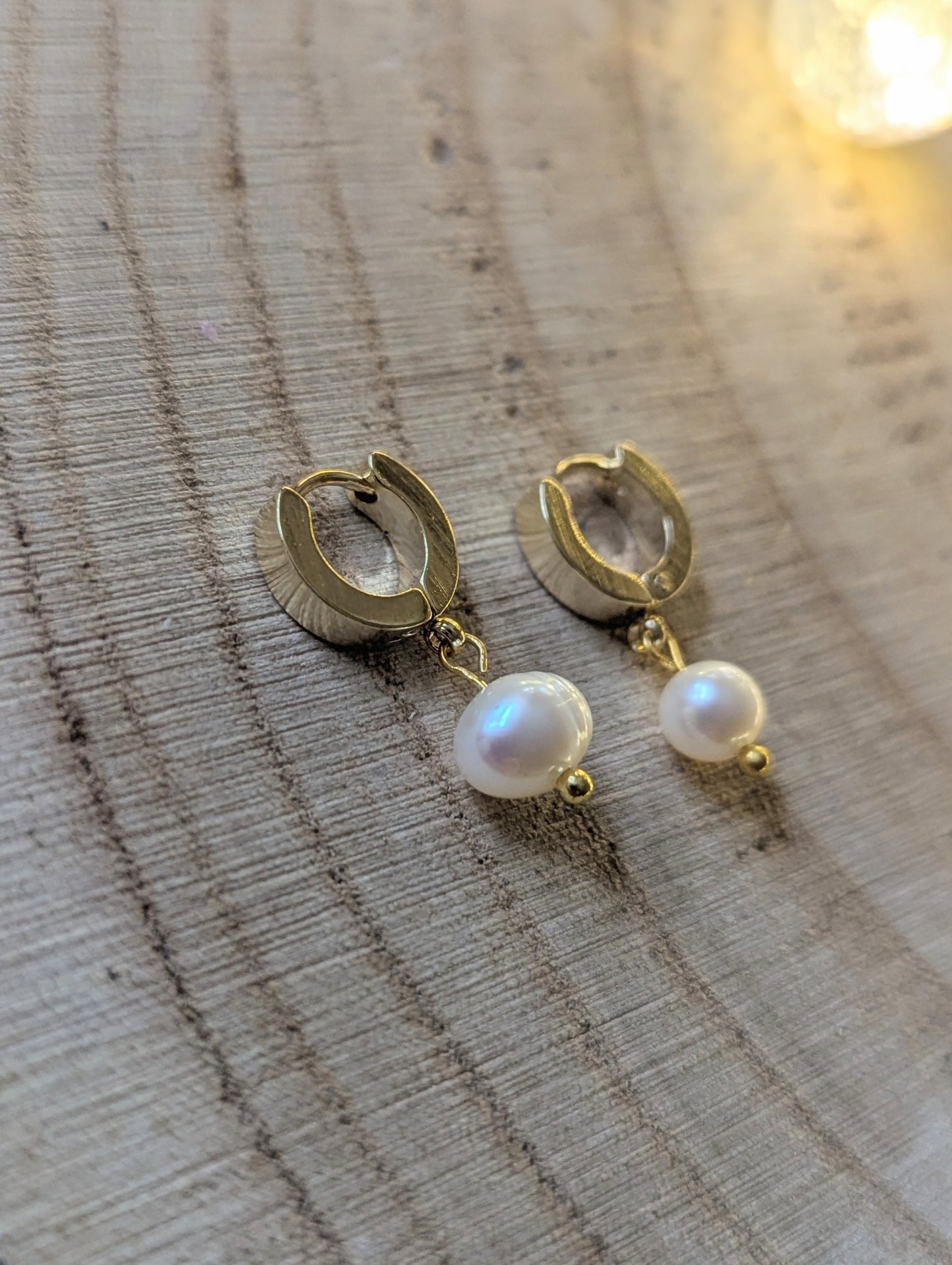 Anneaux perles d'eau douce