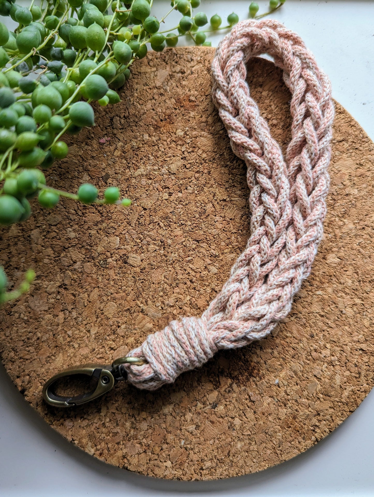 Porte-clé crochet - Milshake aux pêches