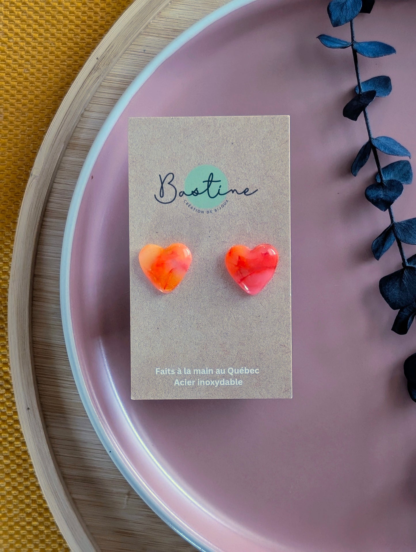 PROMO - Coeurs oranges