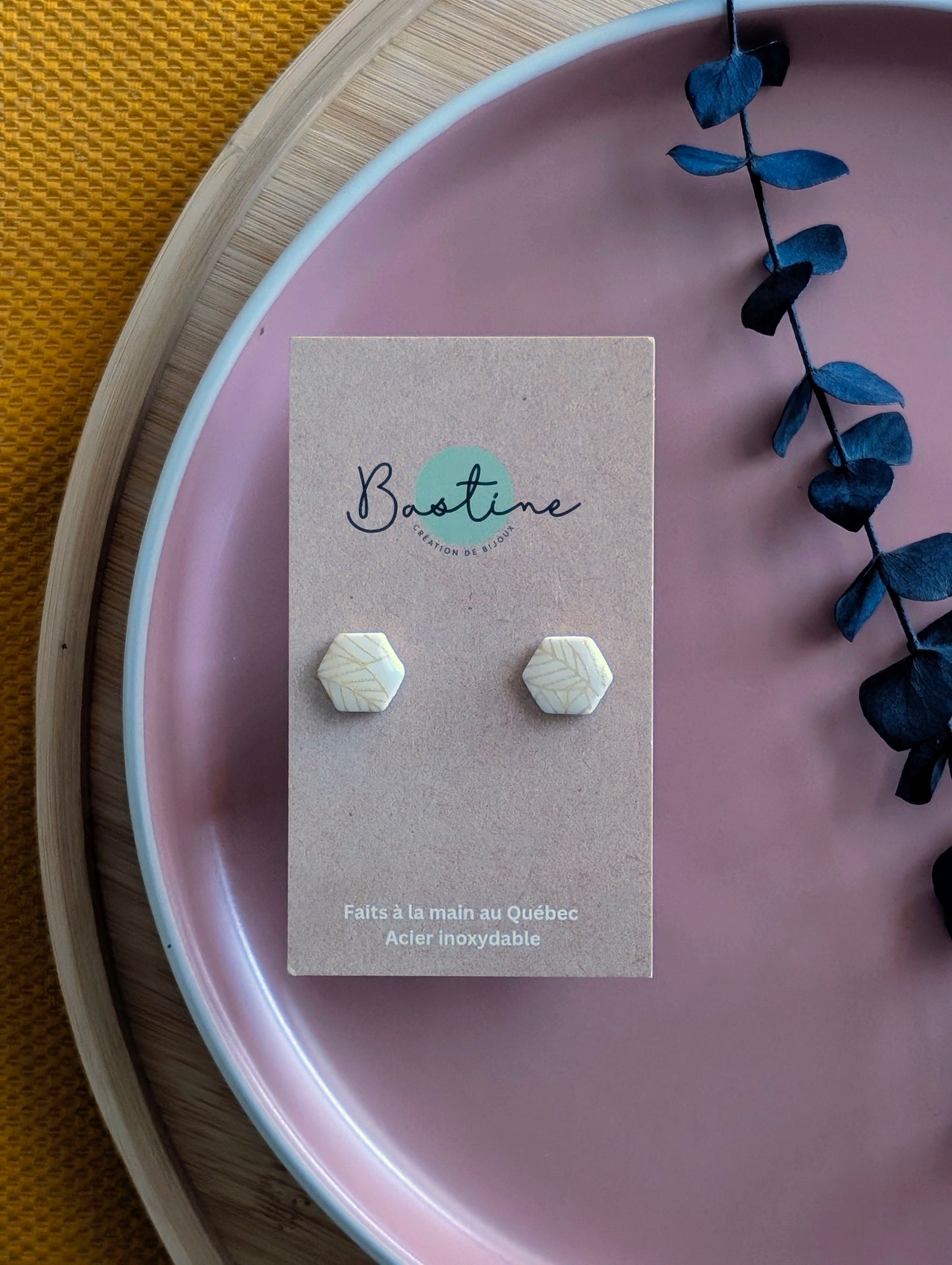 PROMO - Hexagones crème