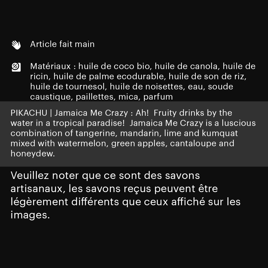 Savon La Jamaïque me rend fou!