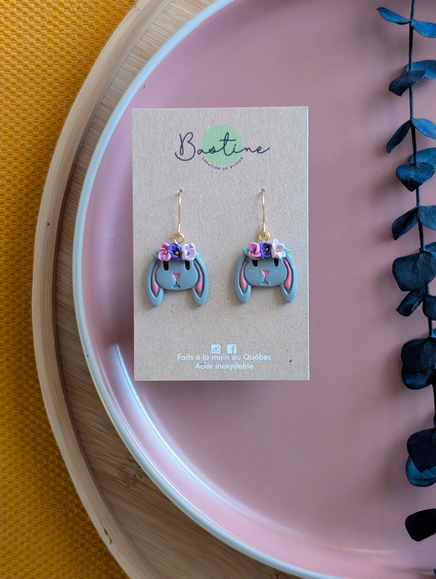 PROMO - Lapin fleurs