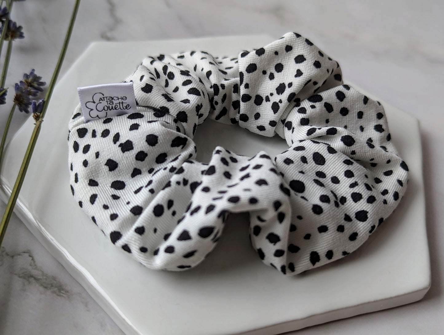 Black and white spotted - darling Tie up your duvet