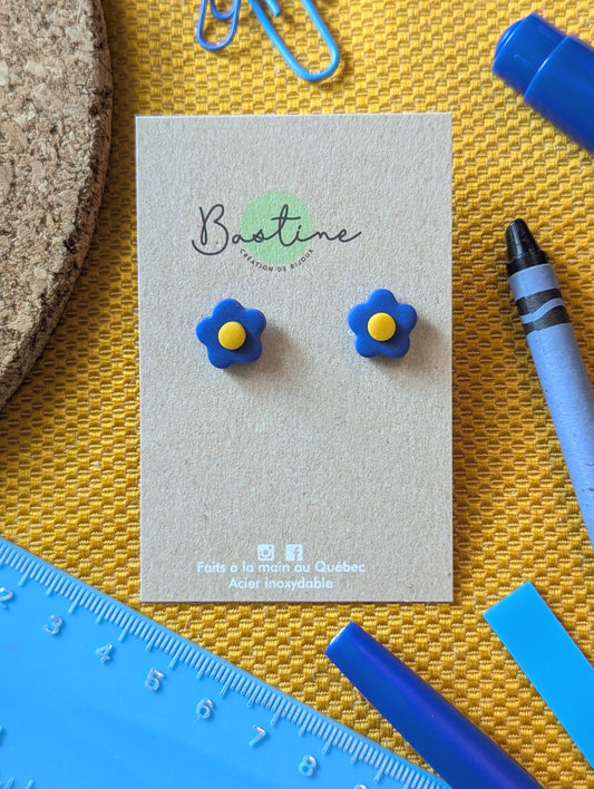 Blue flowers - Buttons