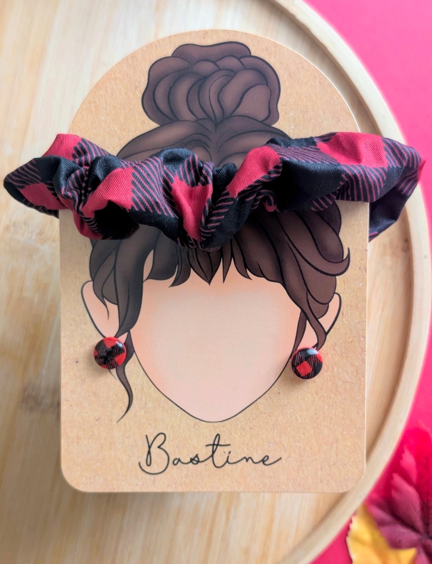 Duo chouchou et boucles d’oreilles - Cabane