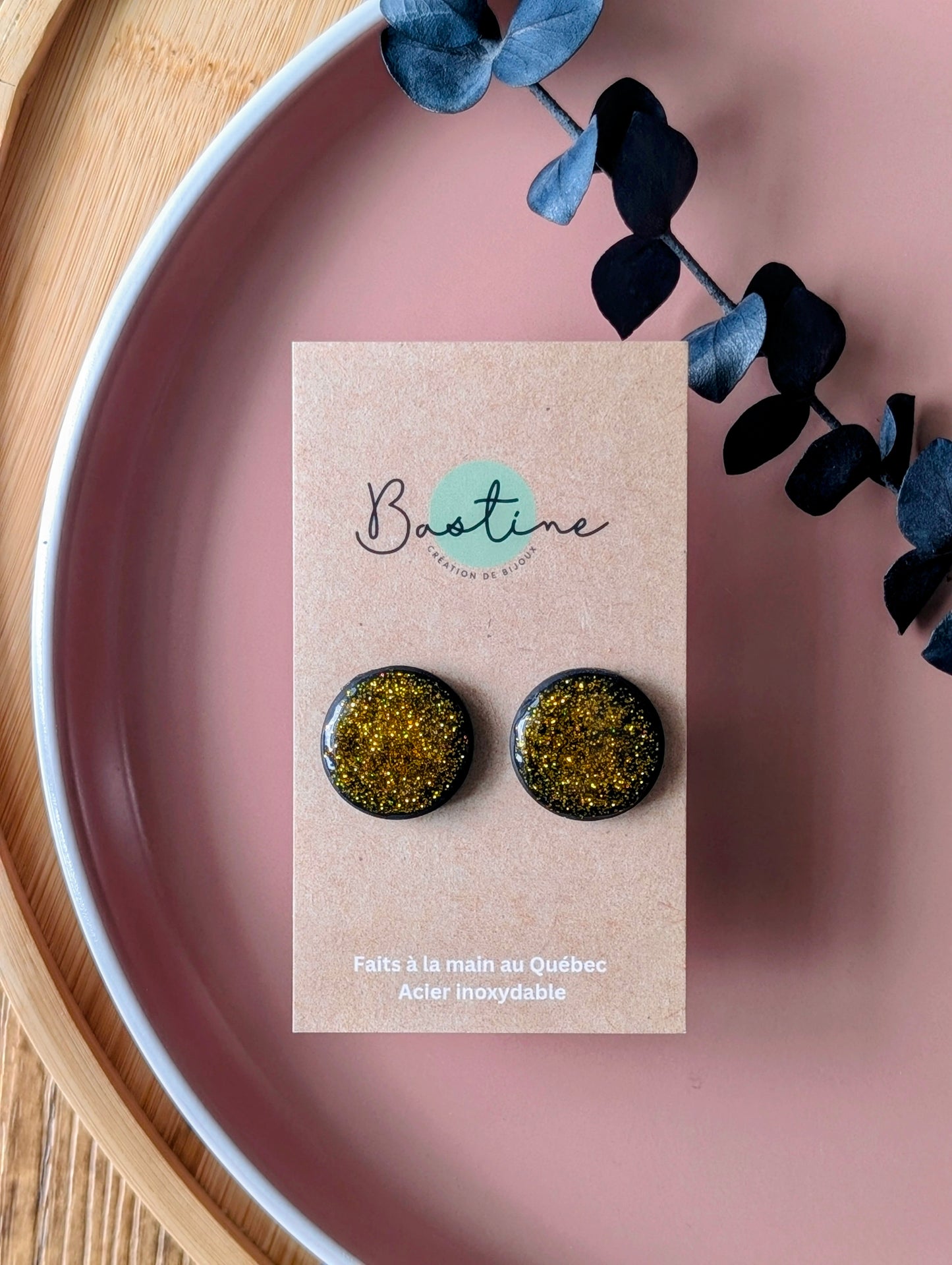 PROMO - Ronds doré à paillettes