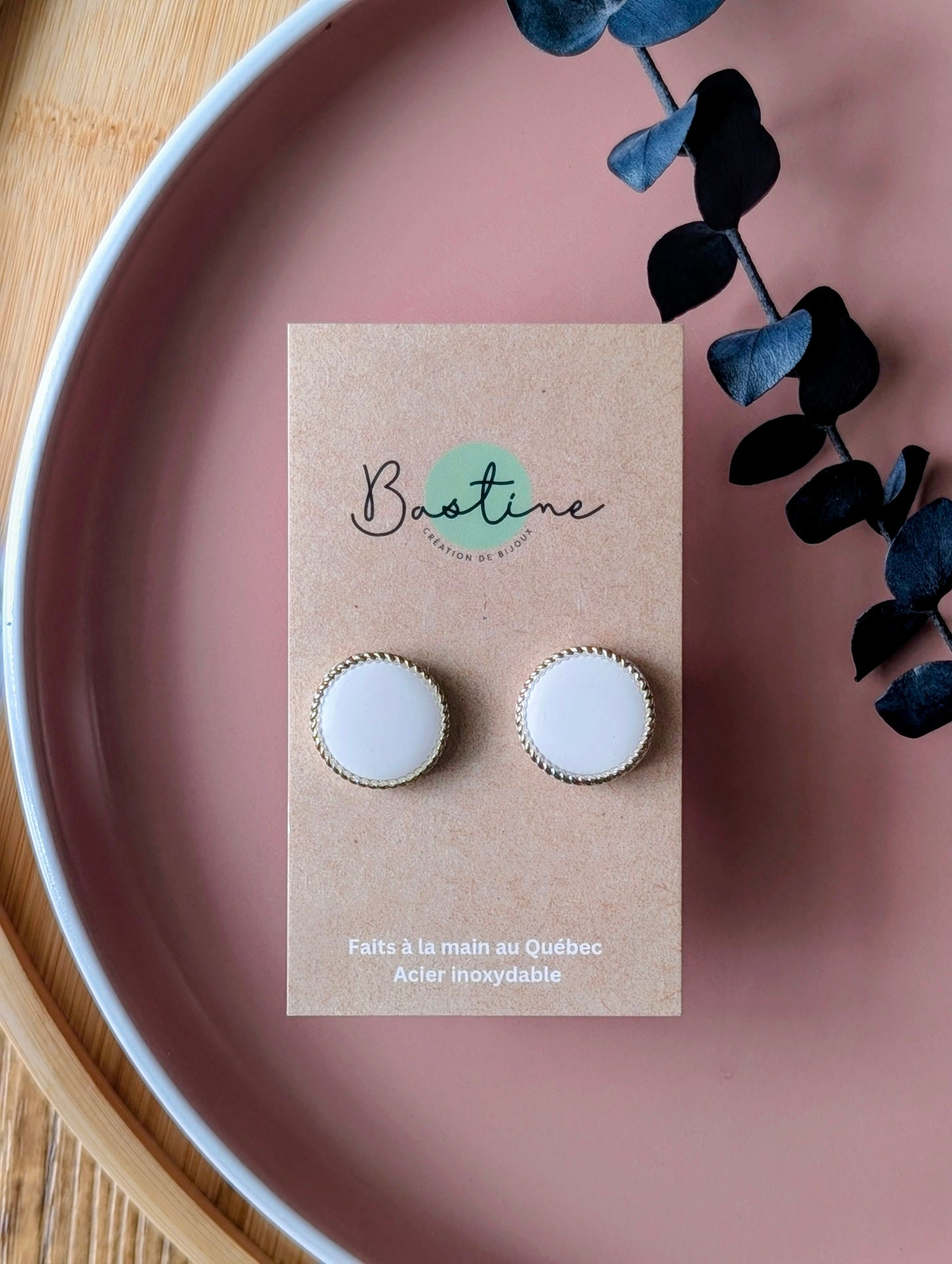 PROMO - ronds blancs avec anneaux