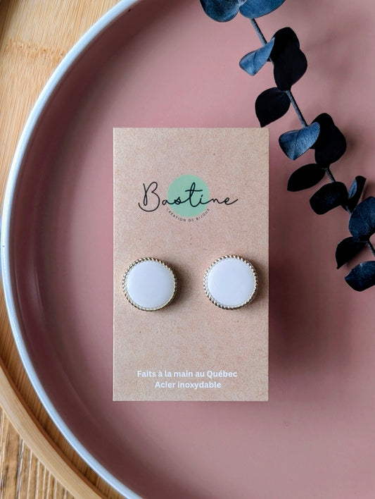 PROMO - ronds blancs avec anneaux