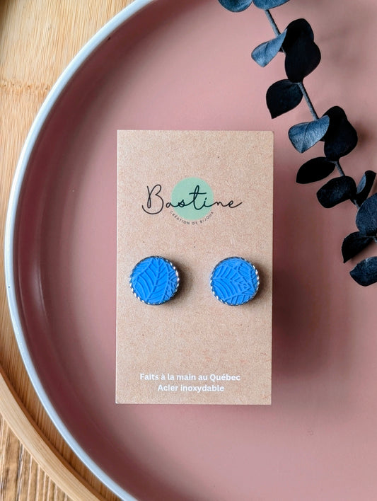 PROMO - Ronds bleus texturés