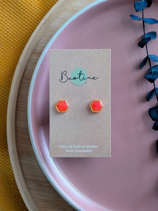 PROMO - Hexagones oranges