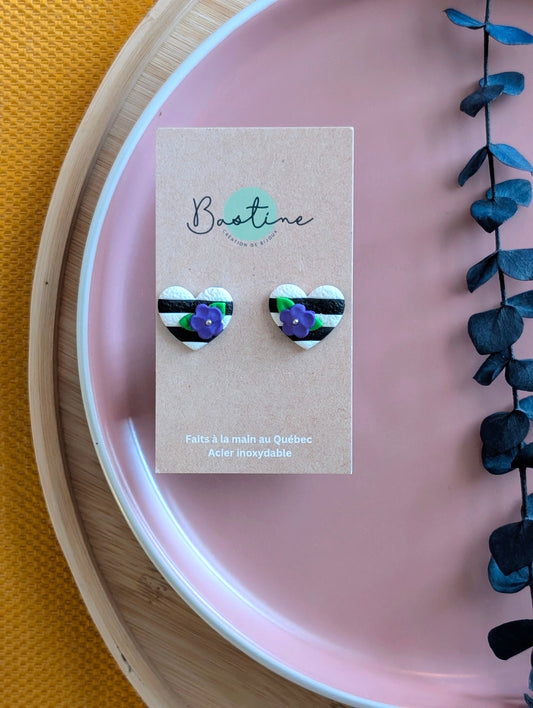 PROMO - Coeurs rayés