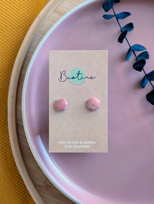 PROMO - Hexagones roses